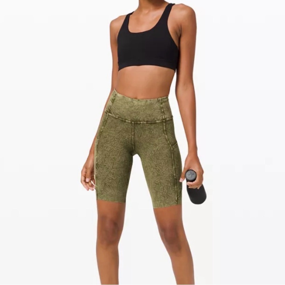 Fast and Free HR Short 10" High-Rise Olive Green Women's Bike Shorts